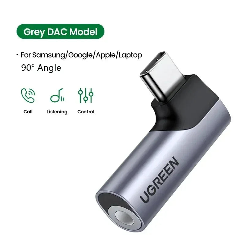UGREEN USB Type-C to 3.5mm Adapter - High-Fidelity Audio Connection