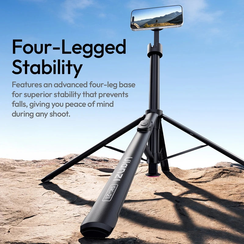 Ulanzi SK-21 Magnetic Tripod & Selfie Stick for Smartphones