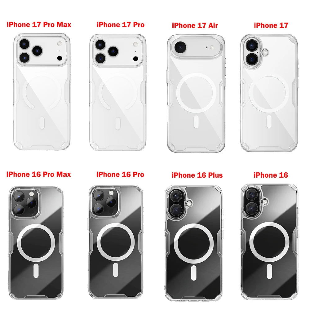 Nillkin Magnetic TPU Case for iPhone 17 Pro Max - Sleek Protection