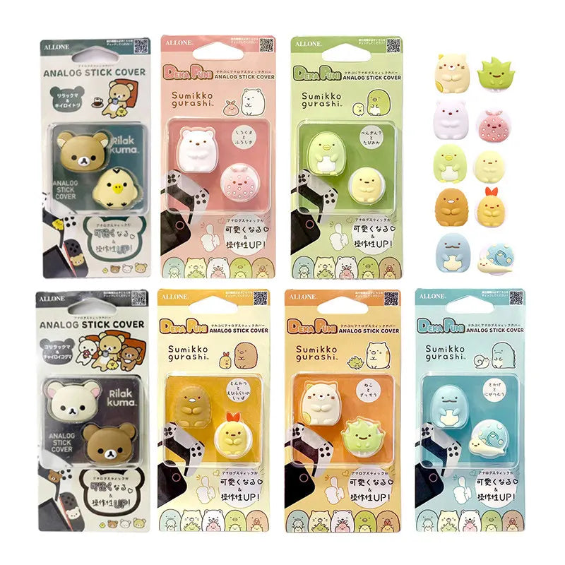 Cute Rilakkuma Joy-Con Analog Stick Covers for Nintendo Switch