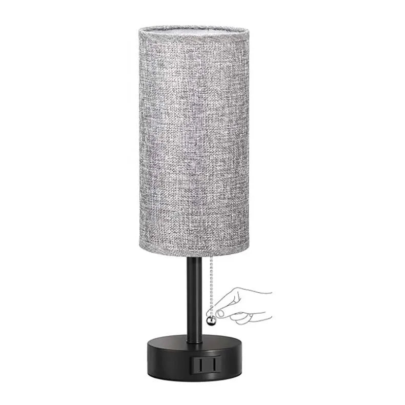 Modern Wireless Rechargeable Bedside Lamp with Dimmable Light