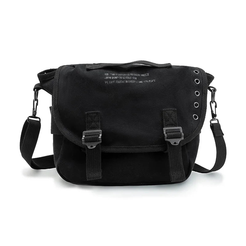 Vintage Canvas Crossbody Bag for Men - Stylish Messenger Essential