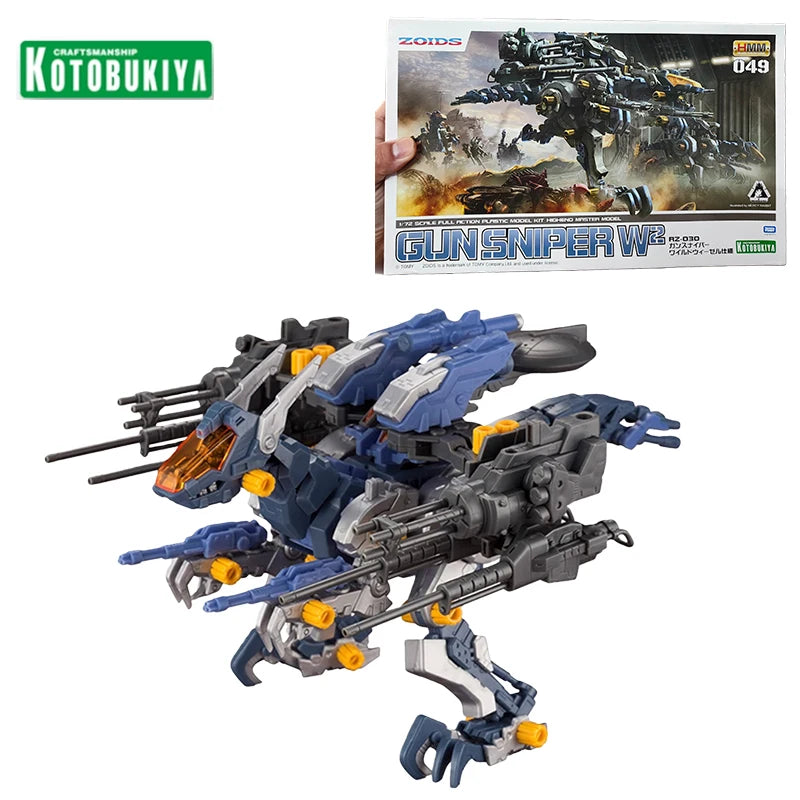 Kotobukiya Zoids Wild Gun Sniper W2 Action Figure - Perfect for Collectors
