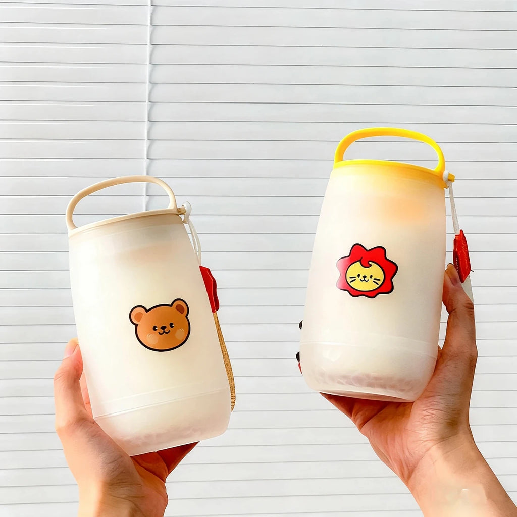 400ML Portable Heat-Resistant Water Bottle - Leak-Proof Design