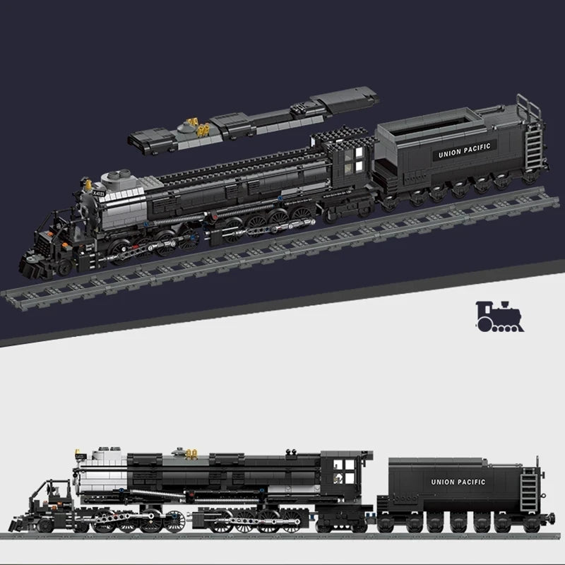 Union Pacific Big Boy Model Train Building Blocks – 1608 Pieces