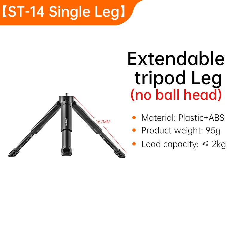Ulanzi MT-14 Lightweight Tripod with 360° Ballhead – Ideal Vlog Kit
