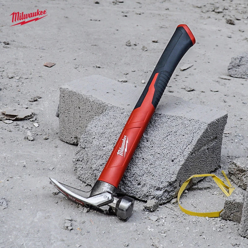 Milwaukee 19oz Fiberglass Straight Claw Hammer - Industrial Tool