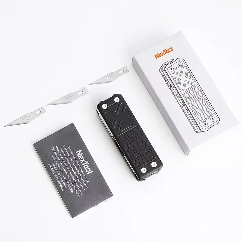NexTool E1 10-in-1 Pocket Multitool - Versatile EDC Utility Tool