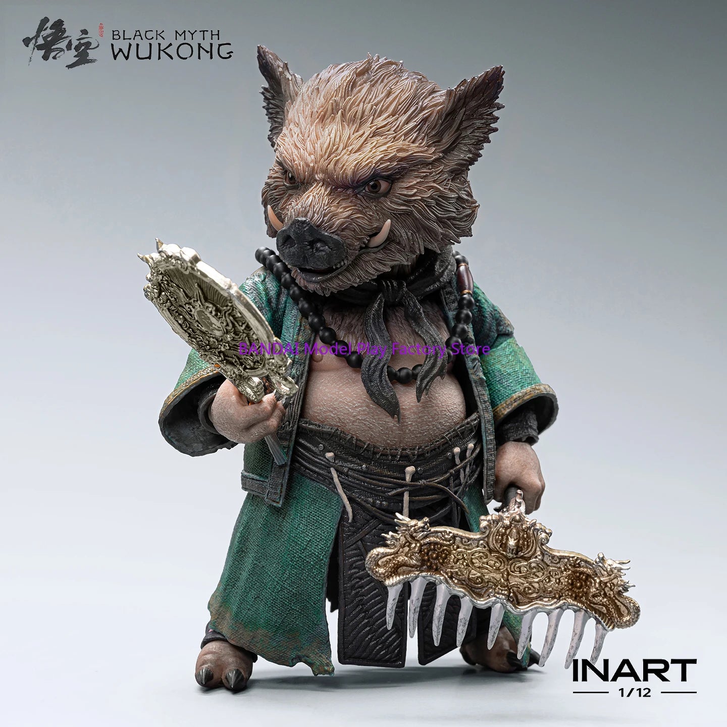 INART 1/12 Zhu Bajie Anime Figure – Collectible PVC Model Toy