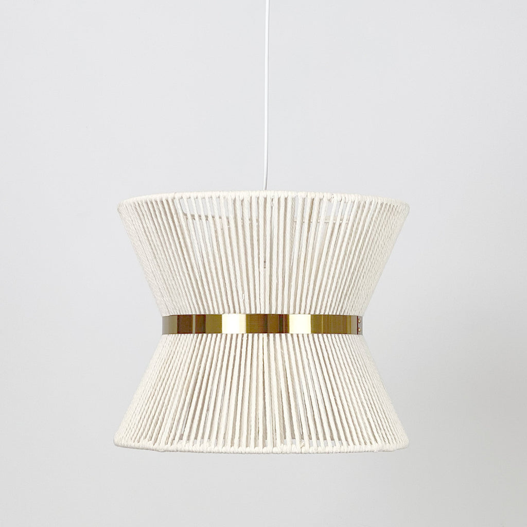 Samara Rope Pendant Light - Stylish White Design for Modern Spaces