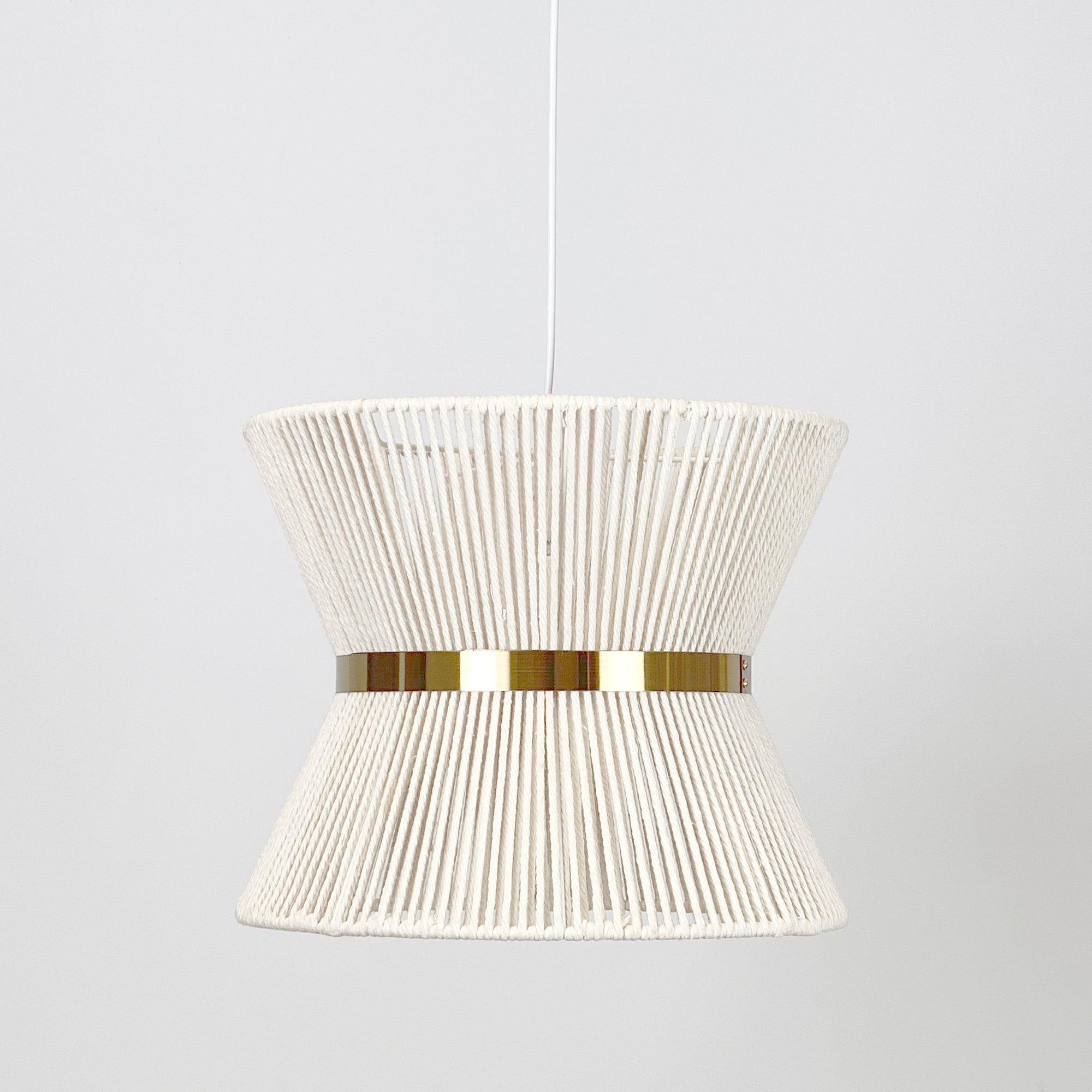 Samara Rope Pendant Light - Stylish White Design for Modern Spaces