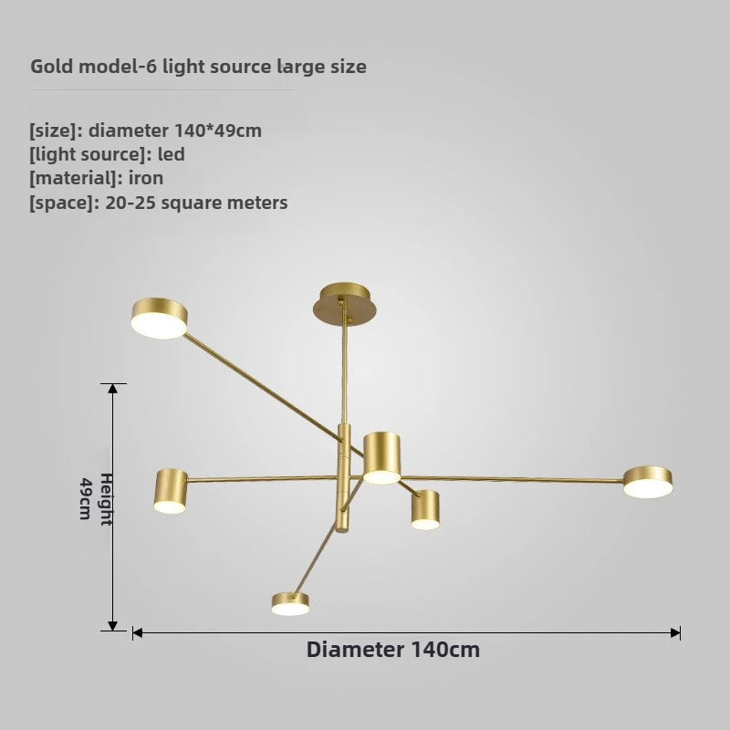 Stylish Modern Minimalist Pendant Lamp for Living Room & Hotels
