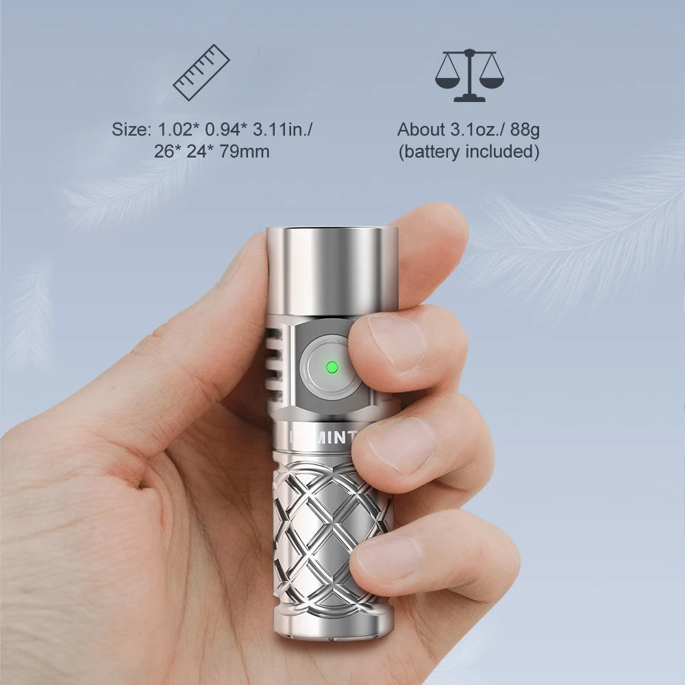 LUMINTOP W3 Rechargeable LED Flashlight - 700M Waterproof Tent Torch