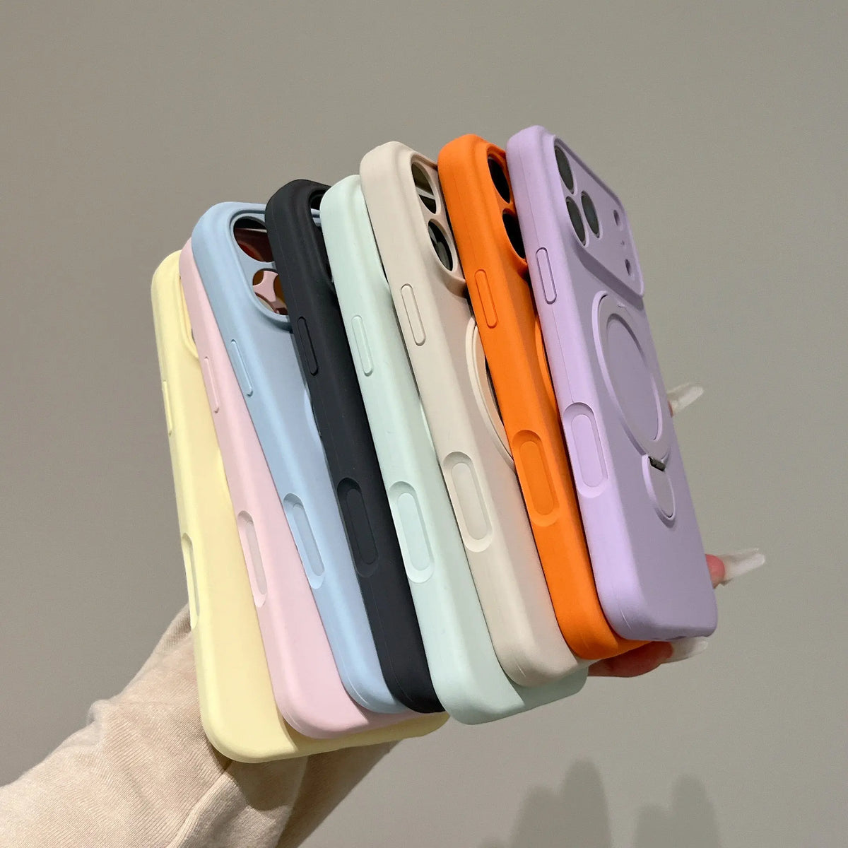360° Magnetic Ring Holder Case for iPhone 17 Pro Max & Air 15