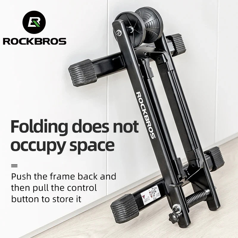 ROCKBROS Foldable Bicycle Rack - Space-Saving Indoor Bike Stand