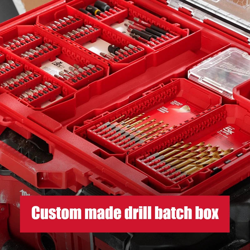 Milwaukee Customizable Storage Case for Impact Driver Accessories