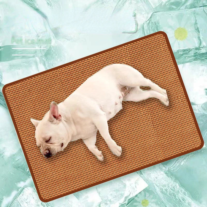 Cooling Dog Mat - Extra Large Bamboo Ice Pad for Pets