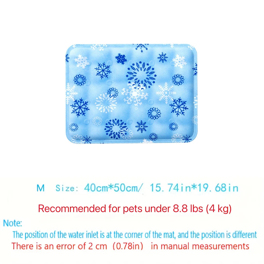 Portable Pet Cooling Mat - Durable Ice Cushion for Dogs & Cats