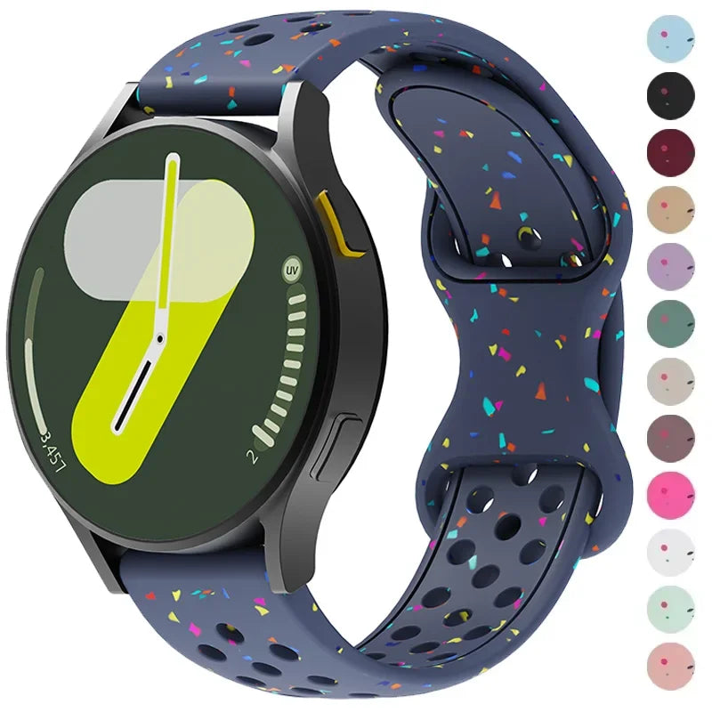 Premium Silicone Strap for Samsung Galaxy Watch & Huawei Devices