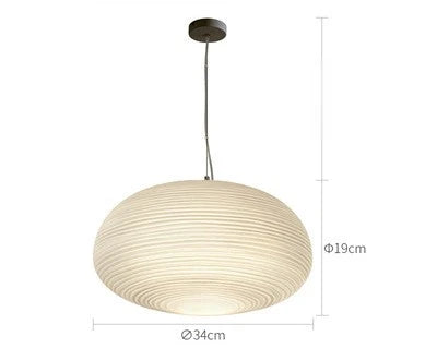 Elegant LED Cocoon Pendant Light - Modern Wabi-Sabi Design