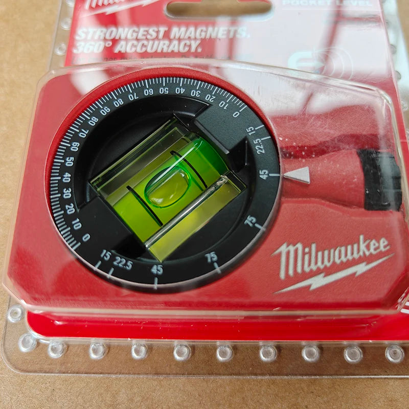 Milwaukee 360° Rotating Pocket Level with Rare-Earth Magnets
