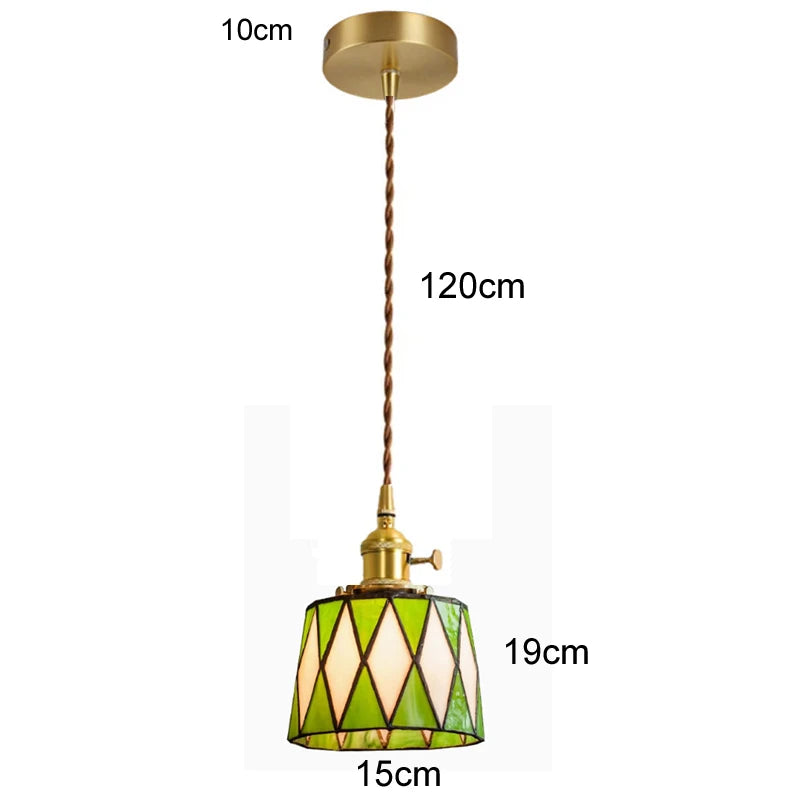 Chic Tiffany-Style Pendant Light for Dining & Living Spaces
