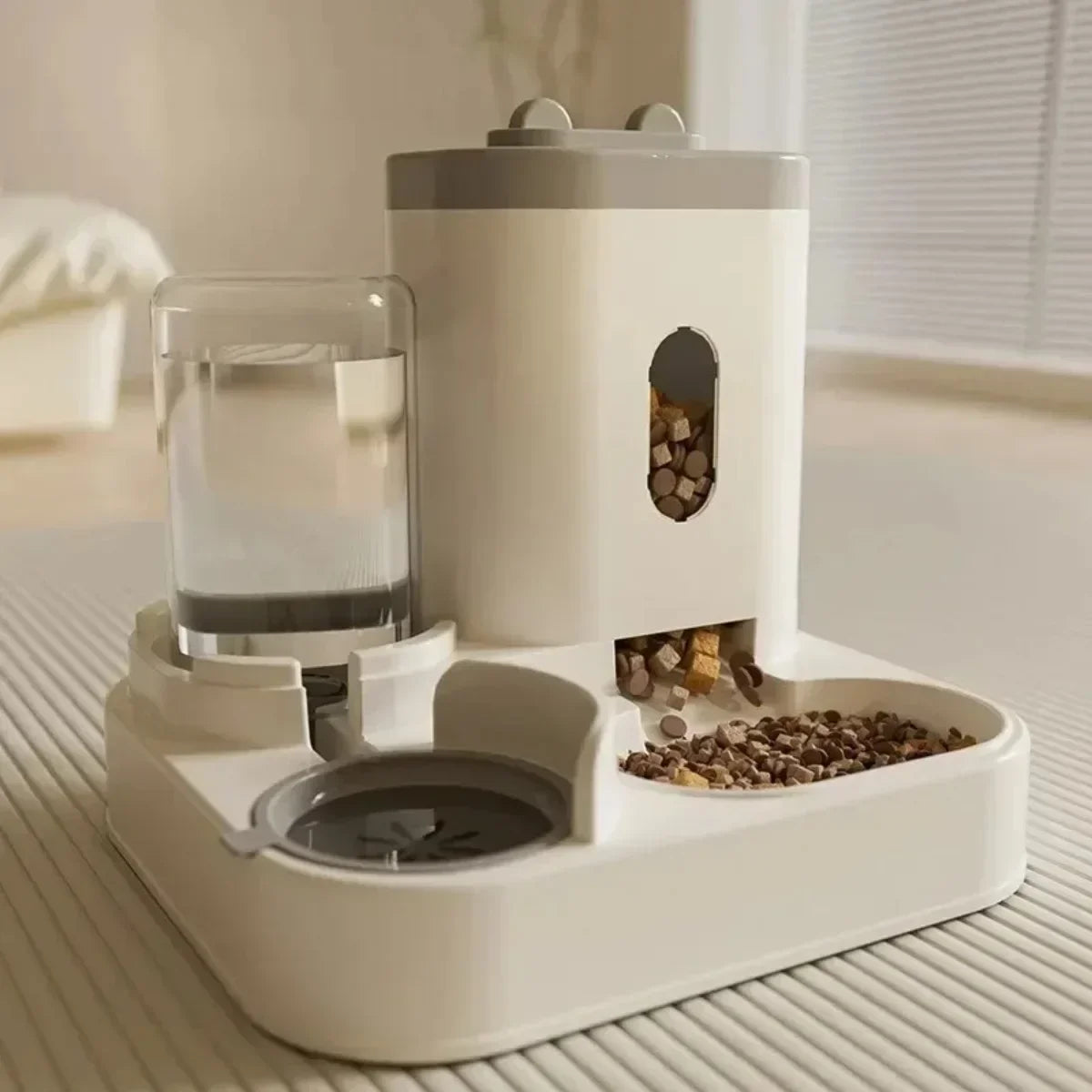Automatic Pet Feeder & Water Fountain - Large Capacity Food Dispenser