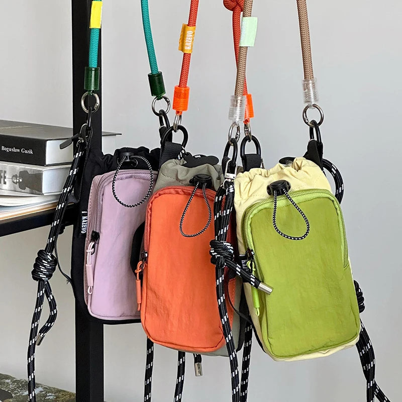 Sport Outdoor Lightweight Crossbody Bag for Phones & Water Bottles
