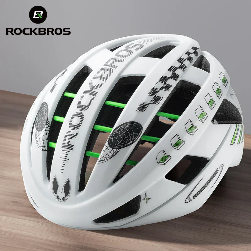 ROCKBROS Adjustable Cycling Helmet - Breathable Safety for All Riders