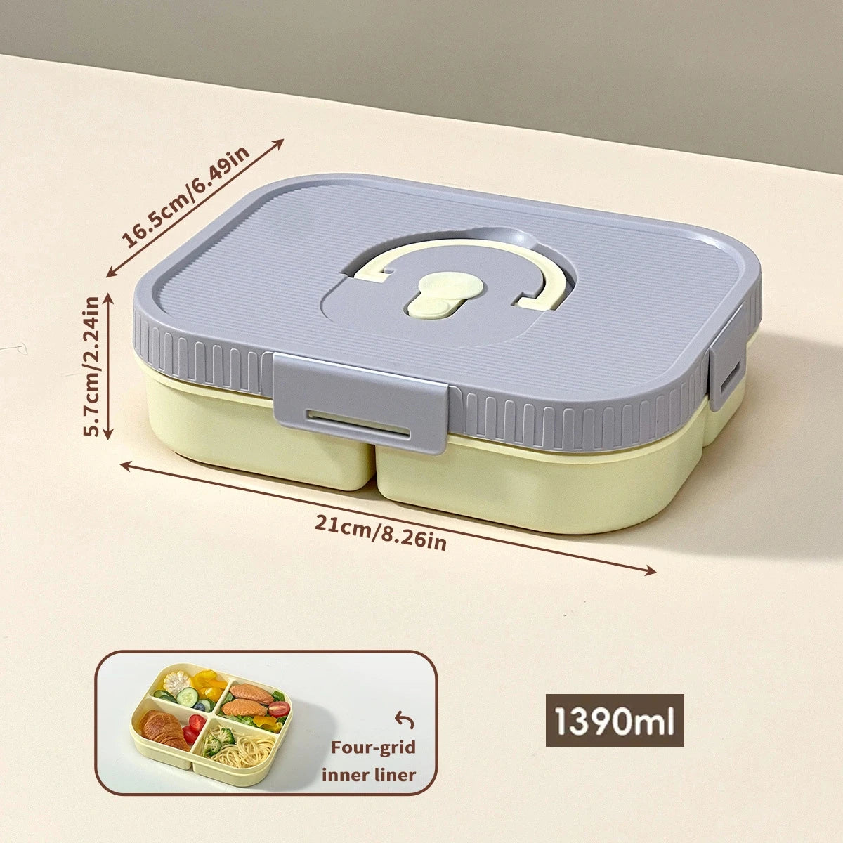 Divided Spice Storage Box - Moisture & Insect Proof Organizer