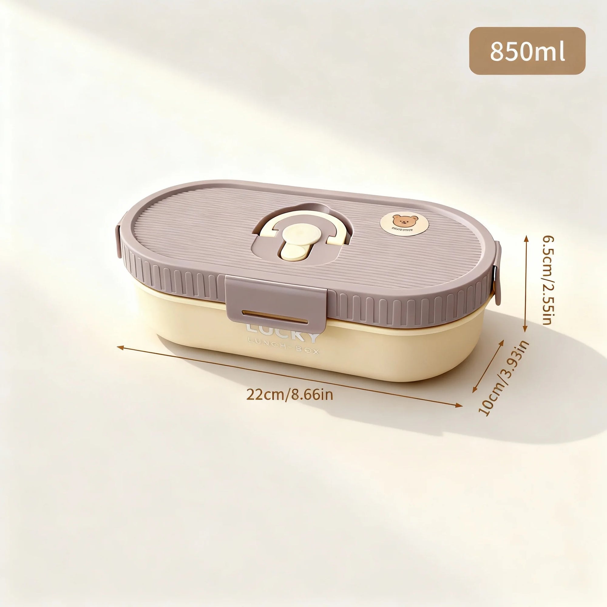 850ML Stainless Steel Thermal Bento Lunch Box - Perfect for Kids