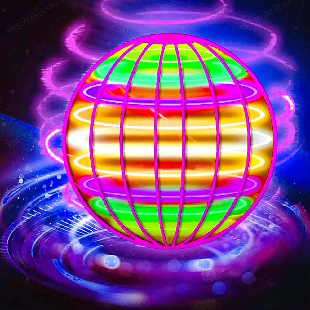 LED Flying Ball Boomerang Toy - Fun Hover Spinner for Kids