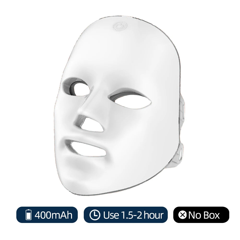 7 Color Wireless LED Facial Mask for Skin Rejuvenation & Firming