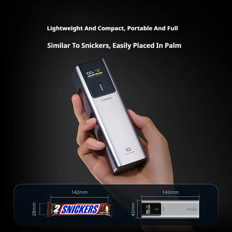 CUKTECH 10000mAh Fast Charging Power Bank - 150W Efficient Output
