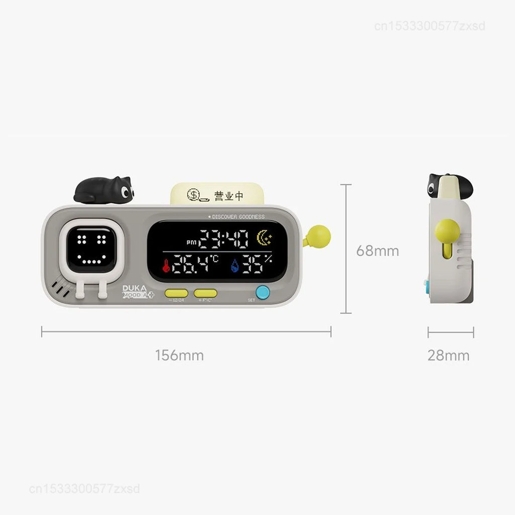 DUKA MOODA Smart Temperature & Humidity Clock Hygrometer Decor