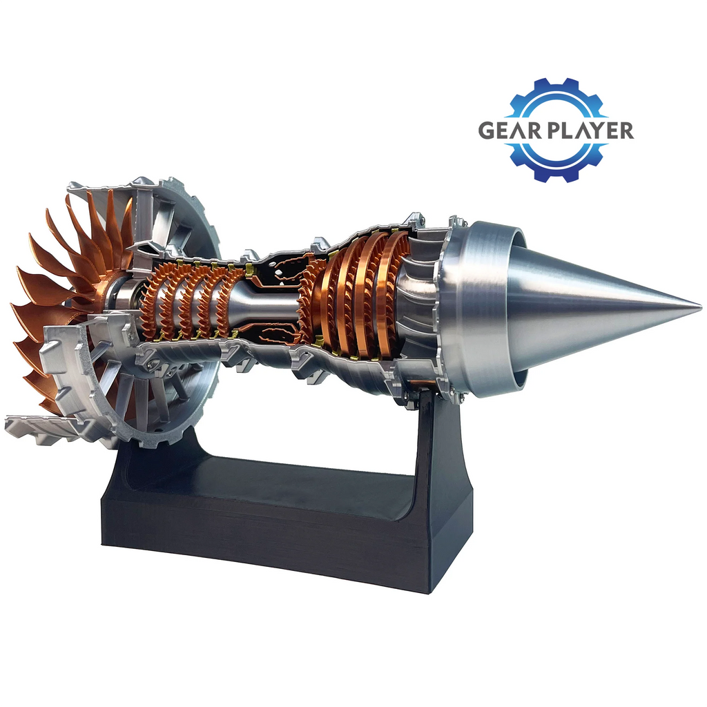 TR900 Turbofan Engine Model Kit - Precision DIY STEM Toy for Aviation Lovers