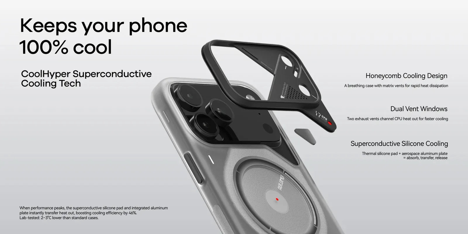 AULUMU A17 Glow TPU iPhone 17 Pro/Pro Max Case