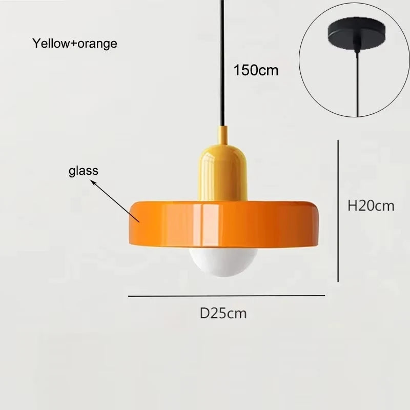 Stylish Modern Glass Pendant Light for Home & Dining Spaces