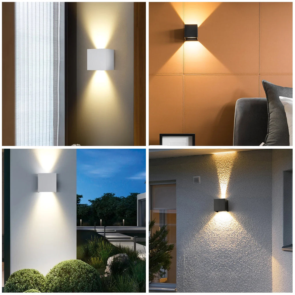 Stylish Waterproof LED Wall Light - Durable Outdoor Lamp