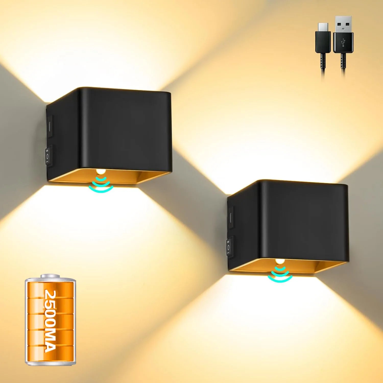 Rechargeable Motion Sensor LED Wall Light – No Wiring Required