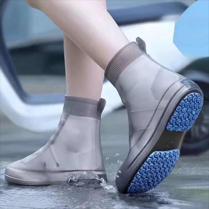 Durable Waterproof Silicone Shoe Covers | Non-Slip Rain Boot Protectors