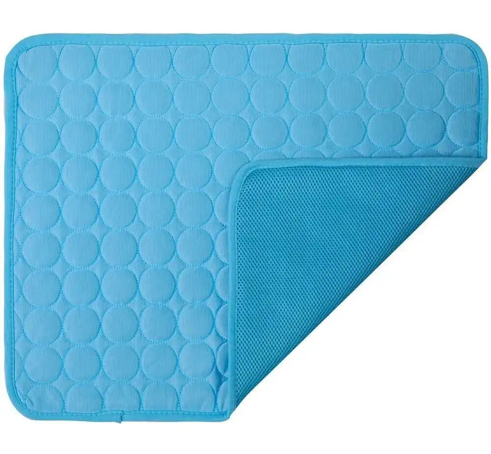 Cooling Pet Mat | Summer Dog & Cat Ice Silk Blanket - Breathable & Washable