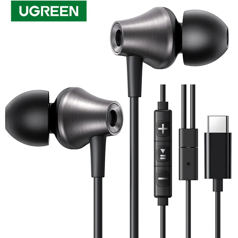 UGREEN HiFi Stereo 3.5mm Earbuds with Microphone - Exceptional Sound