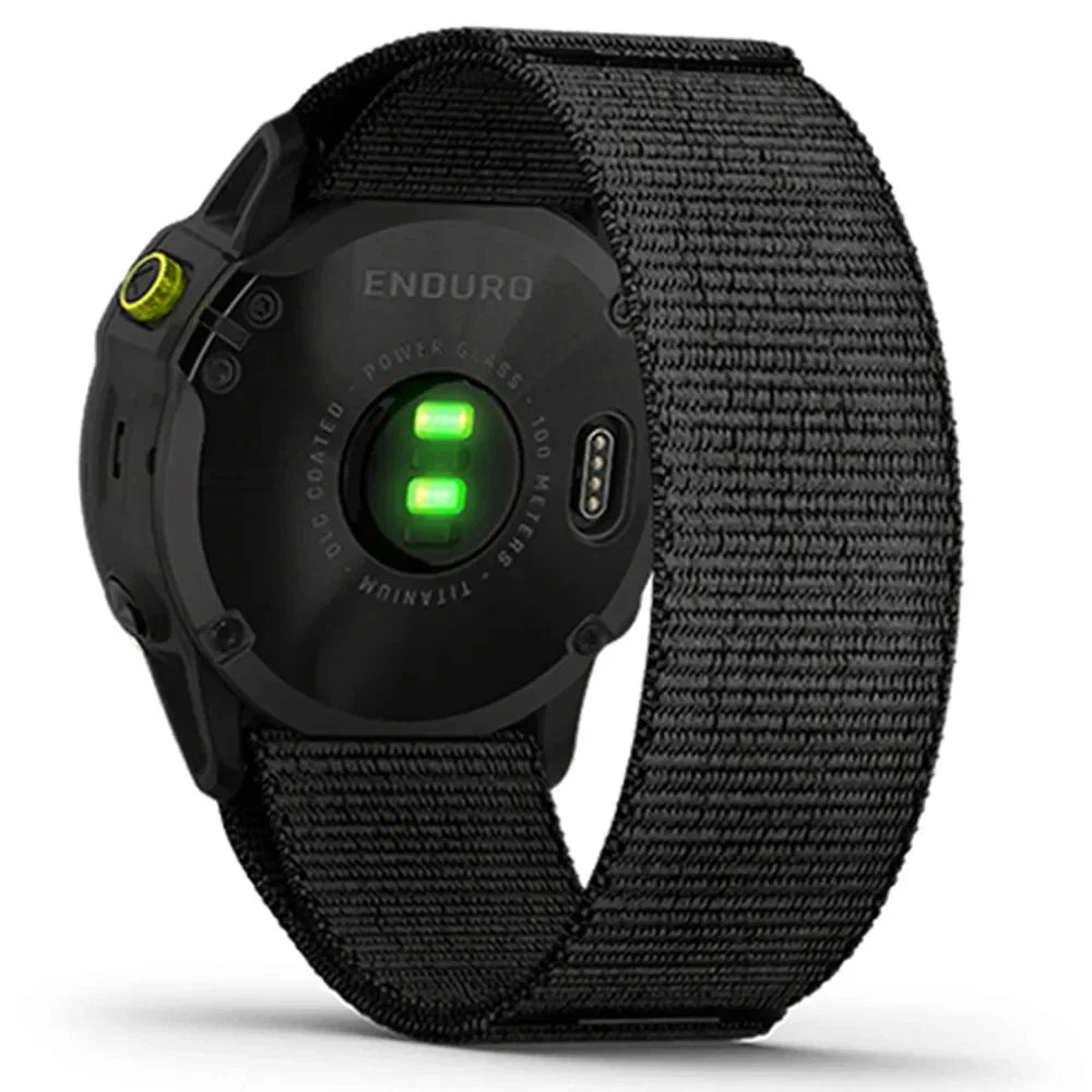 QuickFit 22mm/26mm Nylon Band for Garmin Watches - Durable & Stylish