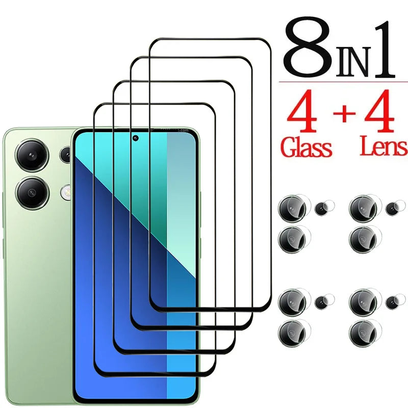 Premium Tempered Glass Screen Protector for Redmi Note 14 & 13 Pro