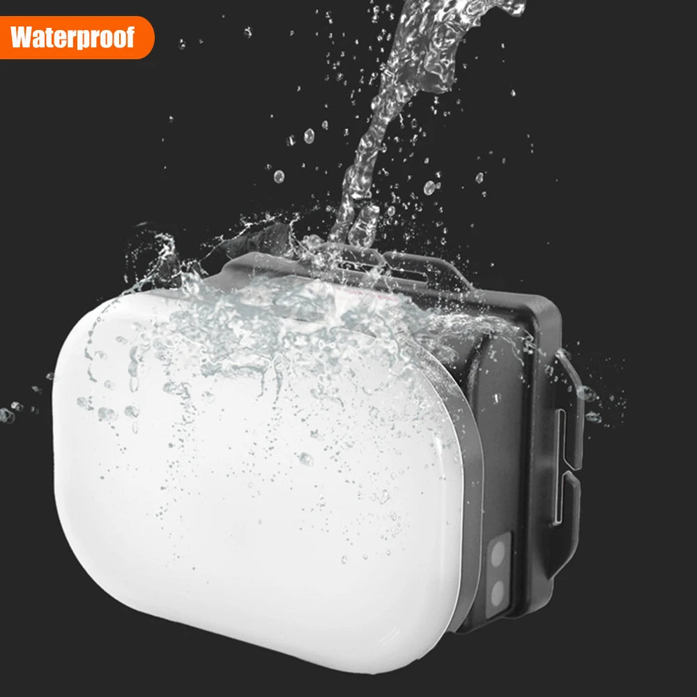 8800mAh Rechargeable LED Headlamp - Powerful Floodlight for Outdoor Adventures