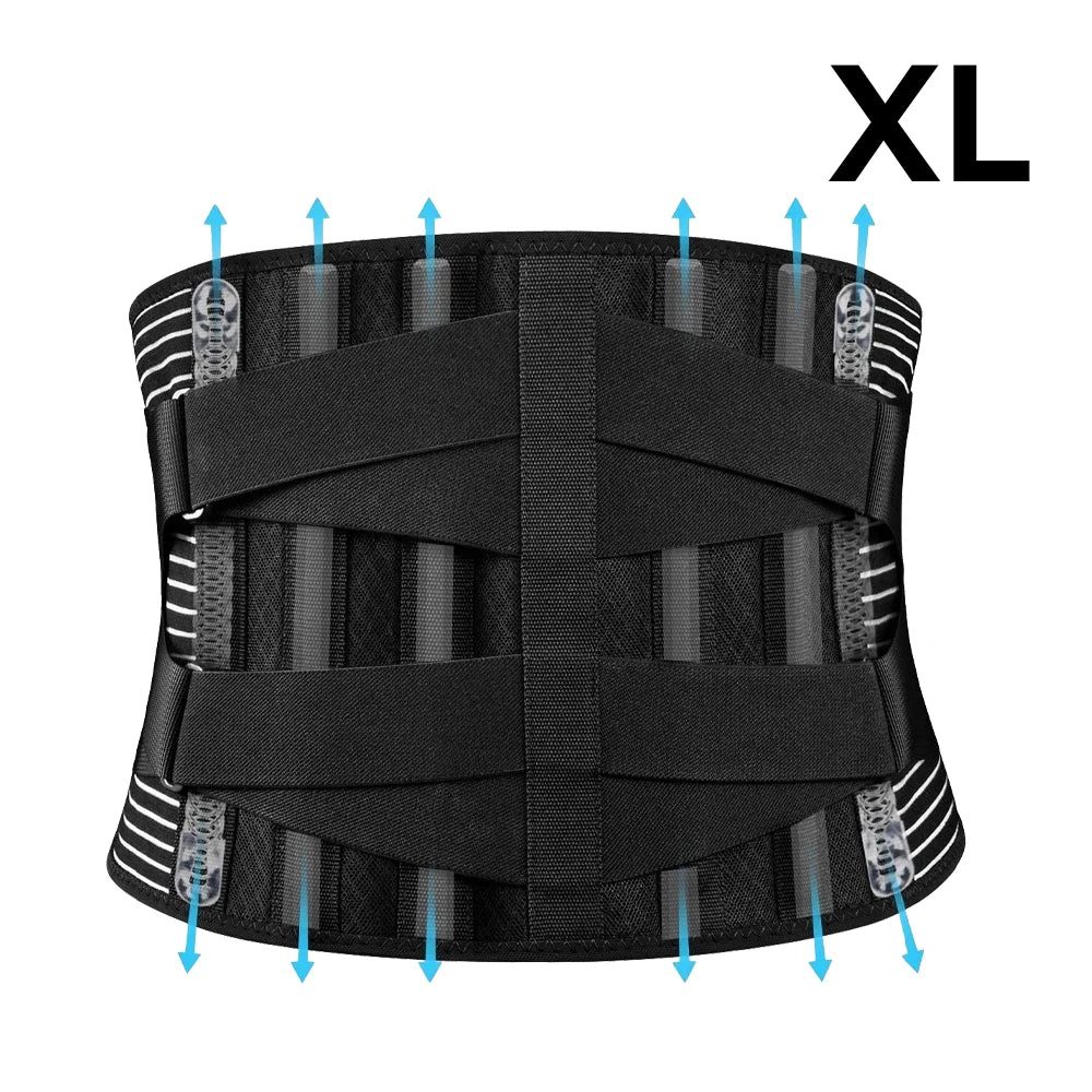 Lumbar Support Belt - Orthopedic Waist Trainer for Fitness & Comfort