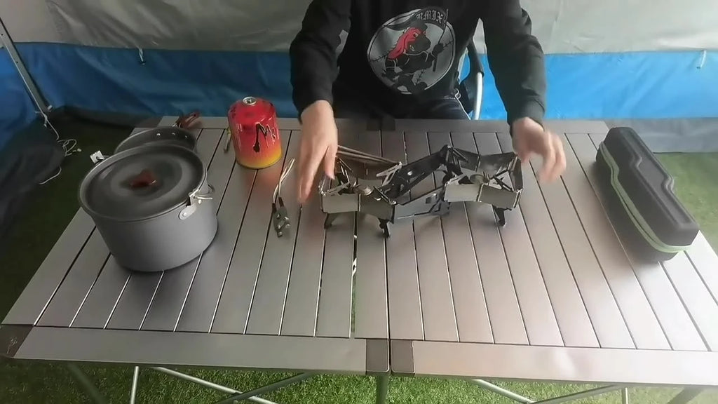 BRS-32 Double Burner Gas Stove - Ultimate Portable Cooking Power