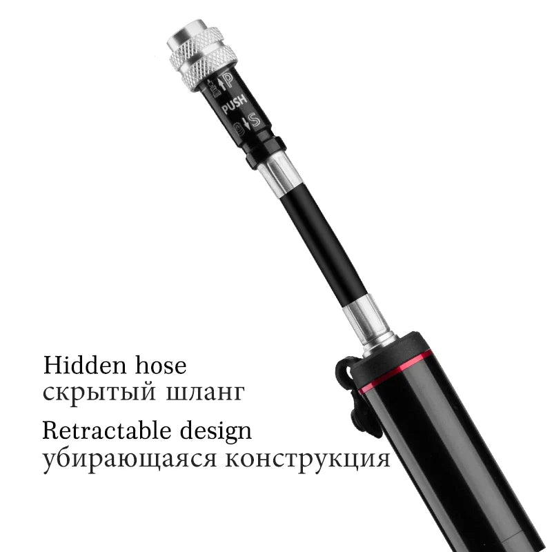 ROCKBROS Mini Bike Pump - High Pressure, 150PSI, Lightweight