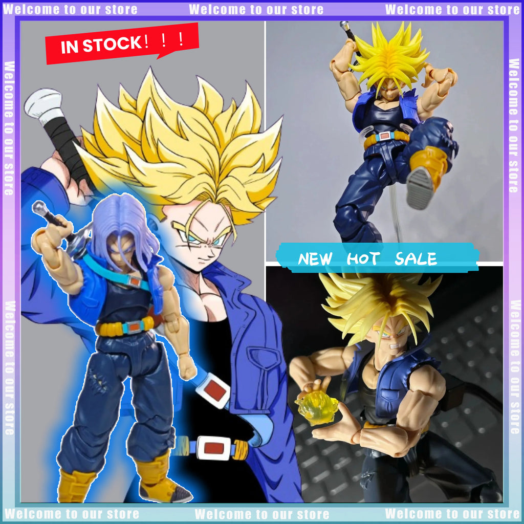 Dragon Ball Z Super Saiyan Trunks Action Figure – Collectible Model
